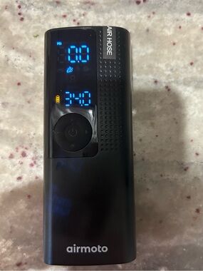 airmoto Portable Digital Tire Inflator - Black